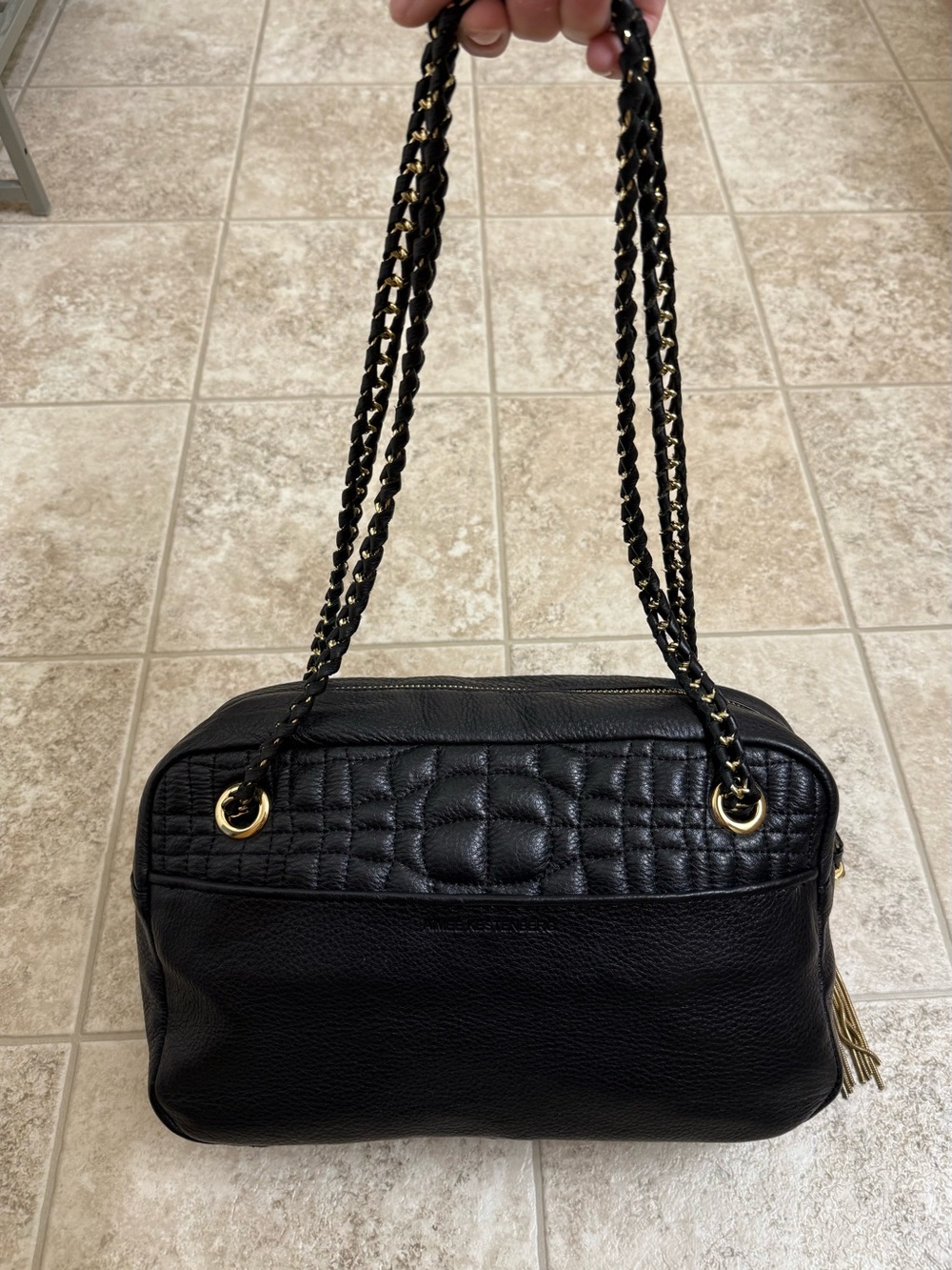 Aimee Kestenberg black leather shoulder bag - Picture 16 of 16